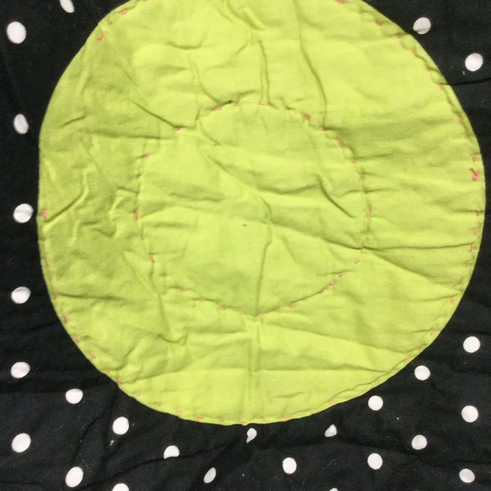 Xhilaration Twin Comforter with pillow Sham. Black White Polka Dot Multicolor